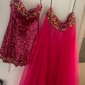 Size 4 two piece dress. (Romper/ detachable skirt
